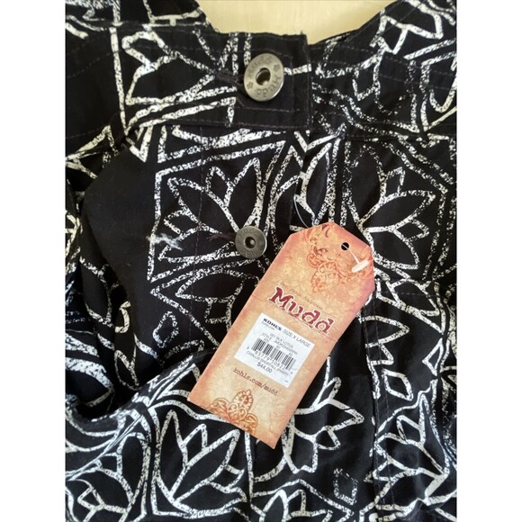 NWT MUDD Strappy Boho Romper Size XL  Black Shorts Jumpsuit Romper Pockets - Picture 5 of 7